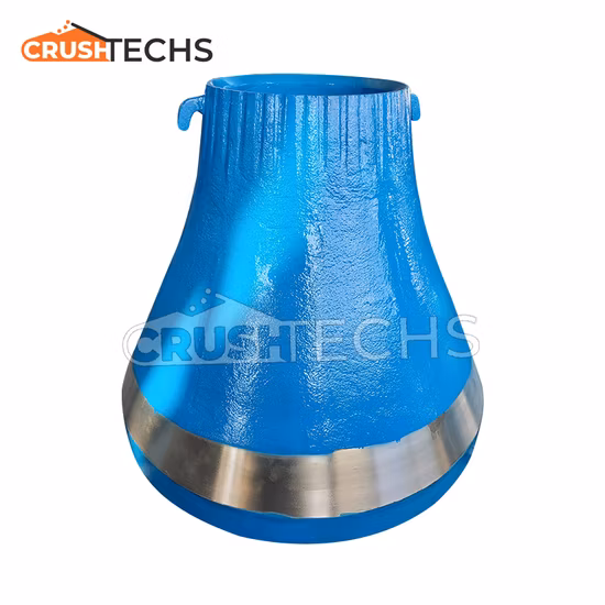 Top Sale 7FT Symons Cone Crusher Concave and Mantle para Trituração de Concreto