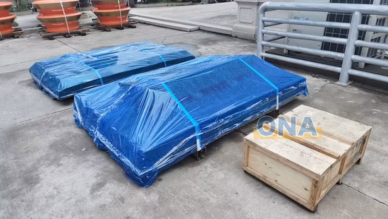 Conjunto de placa de alimentação de aço de alto manganês HP100 HP200 HP300 Peças de reposição para britador cônico