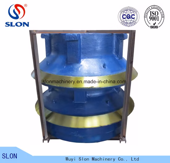 Peças sobressalentes de britador de cone côncava para maquinário de mineração Telsmith Mantle